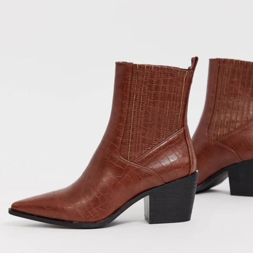 ASOS pointed toe boots